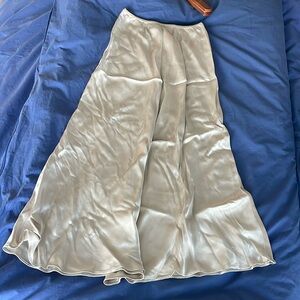 Zara champagne A line skirt in XS